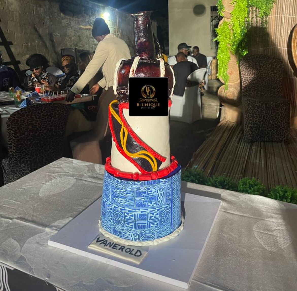 Bamenda traditional wedding cake by B-Unique