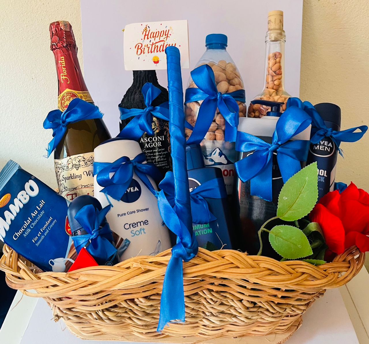 Custom gift basket by B-Unique Limbe