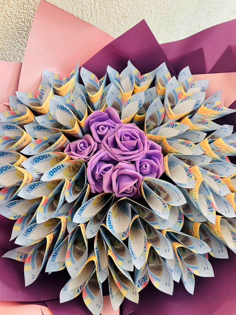 Money bouquet gift by B-Unique Cameroon